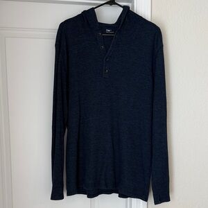 GAP Dark Blue Long Sleeve Henley